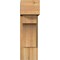Ekena Millwork Westlake Block Rough Sawn Bracket w/ Offset Brace, Western Red Cedar, 8"W x 18"D x 26"H BKT0806X18X26WTL05RWR - alternate 2